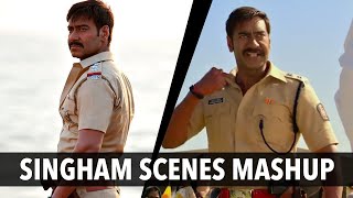 Ajay Devgns Action Packed Singham Moments [upl. by Daune]