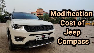 Jeep Compass Modification Cost  Modified Jeep Compass  Manish Sehrawat [upl. by Centonze]