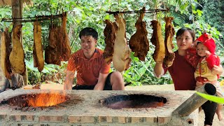 How to make smoked pork  Processing and preservation  Chúc Tòn Bình [upl. by Eyde]