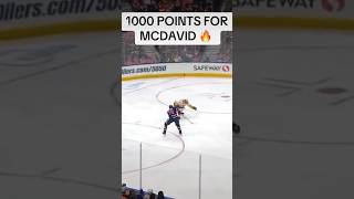 McDavid is the 4th fastest 659 GP amp 4th youngest player in NHL history to hit 1000 points 🤩🔥 [upl. by Kreit]