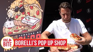 Barstool Pizza Review  Borrellis PopUp Shop Manhattan NY [upl. by Eetnod]