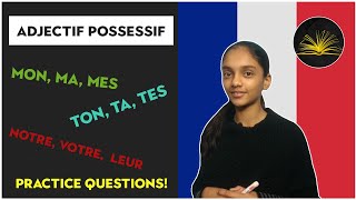 Learn French  Adjectif Possessif [upl. by Aihseit]