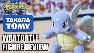 Pokemon Wartortle 008 Figure Review Takara Tomy [upl. by Arral]