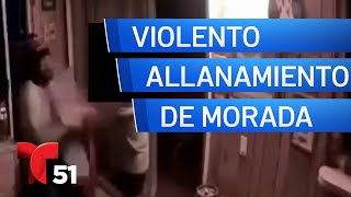 Buscan a sospechoso de violento allanamiento de morada [upl. by Aicirtap]