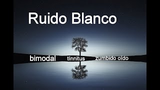 1 hora de ruido blanco para zumbido de oído  nueva terapia sonido blanco tínnitus  pantalla oscura [upl. by Veradis]