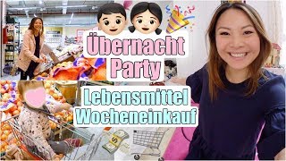 Kinder Übernachtungsparty 🎉 Einkaufen im Supermarkt amp Food Haul  Mama Vlog  Mamiseelen [upl. by Janina799]