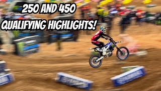 Glendale Supercross 450 Qualifying Highlights  Roczen Anderson Jett Lawrence amp More [upl. by Darleen]