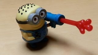 Despicable Me 2 Minions Package Unboxing  Talking amp Deluxe Action Figures Toys [upl. by Oringa136]