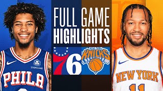 76ERS at KNICKS  FULL GAME HIGHLIGHTS  March 10 2024 [upl. by Adnirual488]