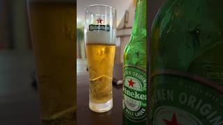 Heineken beer review Is it worth the hype For yes lave a comment 🍺beer drinking [upl. by Uyekawa]