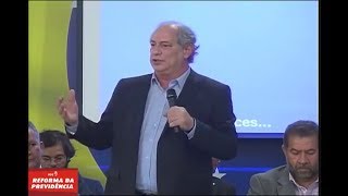 Ciro Gomes  Seminário do PDT sobre a Reforma da Previdência 19022019 [upl. by Kath]