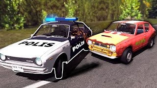 My Summer Car Police Chase in BeamNG Drive Multiplayer [upl. by Rebbecca592]