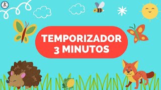 TEMPORIZADOR 3 MINUTOS  TIMER 3 MINUTES DOCENCIA PAUSA CLASESVIRTUALES [upl. by Ettenahc]