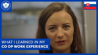 What I learned in my Co op Work Experience  Milka from Slovakia [upl. by Erdda]