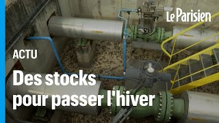 Près de Paris les réserves de gaz se constituent pour aider la France à passer lhiver [upl. by Ivett]