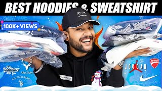 7 Best Hoodies amp Sweatshirts Haul For Winter Men 🔥Allen Solly Jordan Myntra Haul 2024  ONE CHANCE [upl. by Fletcher]