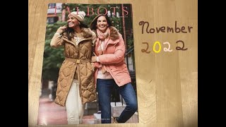 TALBOTS CATALOG FLIP THROUGH  WOMANS CLOTHING amp ACCESORIES  NOVEMBER 2022 [upl. by Atinek]