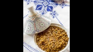 Lentilles à la Marocaine Moroccan Lentils العدس على الطريقة المغربية [upl. by Jolda201]