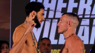 WHO FALLS Hamzah Sheeraz vs Liam Williams • FULL WEIGH IN amp FACE OFF  Queensberry amp Frank Warren [upl. by Wilkinson]