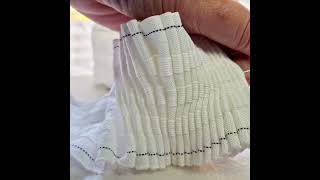 Ruffles in a standard pencil pleat curtain tape curtains sewing [upl. by Lacee925]