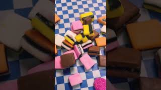 Allsorts Licorice Candy Best Satisfying ASMR viral [upl. by Vachill25]