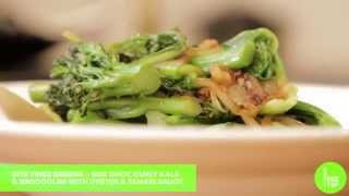 Bok Choy Curly Kale amp Broccolini with Oyster and Tamari Sauce [upl. by Malsi]