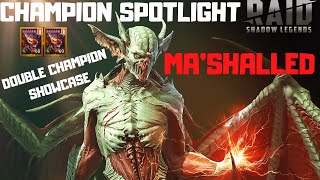 Champion Spotlight MaShalled Double I Raid Shadow Legends [upl. by Panayiotis]