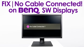 Fix for BenQ SW No Cable Connected No Signal Even when you have a source hooked up [upl. by Fevre215]