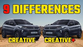 Nexon Facelift CREATIVE VS CREATIVE Plus Comparison 2023Nexon CREATIVE VS CREATIVE Plus Compare [upl. by Putnam]