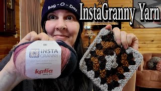 Make A Granny In An Instant  INSTAGRANNY Yarn Review [upl. by Cyb]