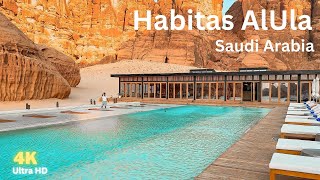 Luxury Desert Villa Resort Habitas Alula Resort Saudi Arabia  Full Experience [upl. by Paco]