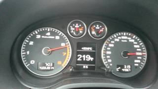 0  259 kmh Audi A3 Sport 20 T FSI  Top Speed Acceleration  Acelerando 259kmh Final [upl. by Notlim162]