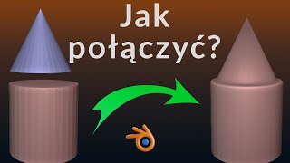 Jak połączyć ze sobą 2 obiekty w Blenderze [upl. by Anwahsak]