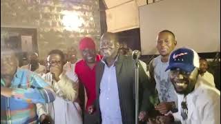 Raila Odinga Dance Bilenge Musica du congo Baba anakuja live at kuche kuche [upl. by Anilatak593]