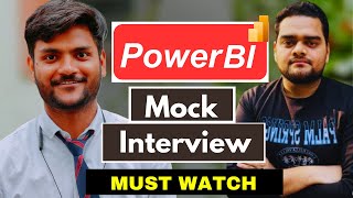 Live Interview of a Fresher  Power BI😲  Answered 95 Questions ✔ [upl. by Iaverne]