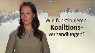 kurzerklärt Wie bildet sich eine Koalition [upl. by Ddene]