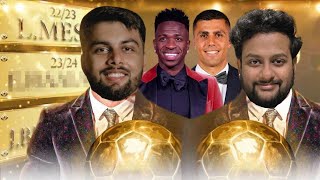 🔴LIVE BALLON DOR WATCHALONG  IS THE BALLON DOR RIGGED VINI OR RODRI [upl. by Accemahs]