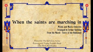 When the saints are marching in [upl. by Thgiwed]