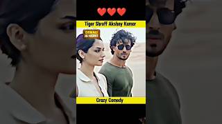 ASHKAY KUMAR MOVIE scene with tiger 🐅 Shroff 🔥 The eye blowing end movedoublemoviefunshortfeed [upl. by Yriek90]