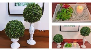 COMO HACER TOPIARIOS ARTIFICIALES  DIY Artificial topiary grass [upl. by Arihas335]