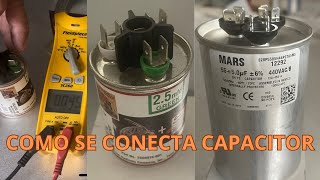 CAPACITORES de marcha como conectarlos [upl. by Atila]