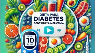 Dieta para Diabetes Controle sua Glicemia com Inteligência diabetes glicemia [upl. by Netsoj]