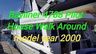 Bayliner 4788 Pilot House Walk Around [upl. by Bred]