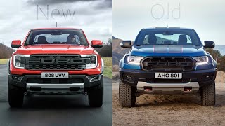 2022 Ford Ranger Raptor vs Old Ford Ranger Raptor [upl. by Anelagna]