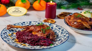 Gänsekeulen mit Rotkohl Hausmannskost [upl. by Pussej488]