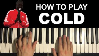 Stormzy  Cold Piano Tutorial Lesson [upl. by Rehsu731]