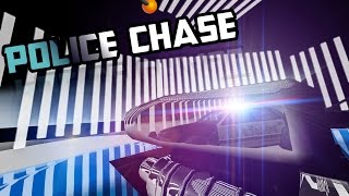 BeamNG desert highway police chase [upl. by Danette]