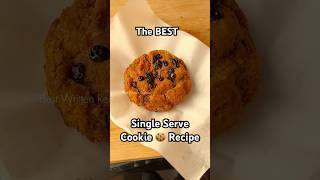 Too Many Cookies The Only Single Serve Cookie Recipe you need shorts bestwrittenrecipes [upl. by Iliak]