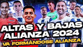 NUEVOS REFUERZOS y SALIDAS de ALIANZA LIMA 2024 [upl. by Nennarb]