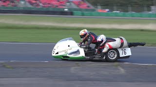 Classic Sidecar Racing  CRMC Croft 2022  High Speed Classic Motorsport [upl. by Delbert318]